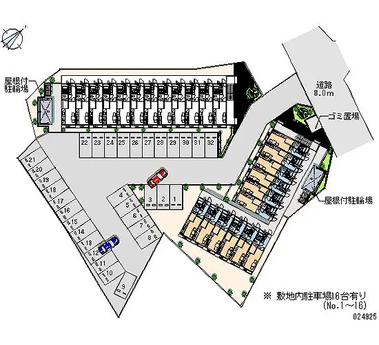 ★手数料０円★仙台市青葉区折立１丁目　月極駐車場（LP）